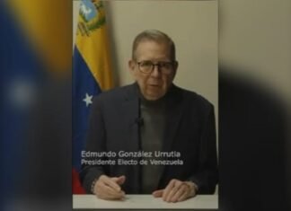 Opositor de Maduro, Edmundo González se declara presidente da Venezuela