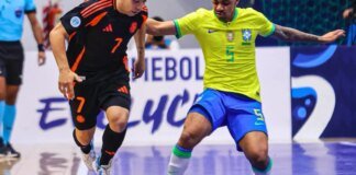 Copa América de Futsal: Brasil empata com Colômbia em estreia difícil