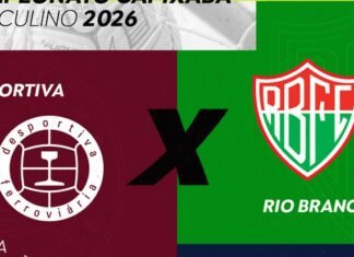 TV Brasil exibe jogo entre Desportiva Ferroviária e Rio Branco