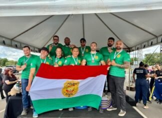 PCDF conquista medalha de bronze no Cabo de Guerra Masculino na VIII Olinsesp
