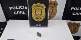 33ª DP prende traficante que realizava delivery de drogas em Santa Maria