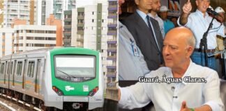 Arruda denuncia abandono do metrô e caos no trânsito do DF