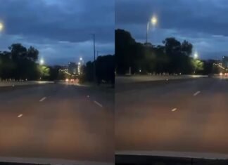 Vídeo: eixão vira ‘discoteca’ com defeitos em postes de iluminação