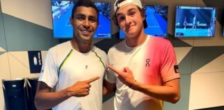 Duelo entre João Fonseca e Thiago Monteiro agita noite do Rio Open