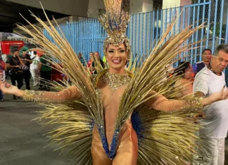 Carnaval 2026: veja fotos das rainhas e musas na 1ª noite de desfiles na Sapucaí