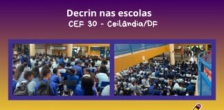 Decrin realizou uma palestra no Centro de Ensino Fundamental