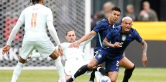 Brasil joga mal e perde de 2 a 1 para a França nos EUA