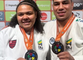 Com mais 2 pódios, Brasil encerra Grand Prix de judô com 6 medalhas