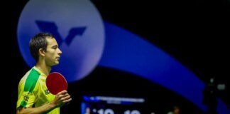 Hugo Calderano perde de algoz olímpico e cai em torneio na China