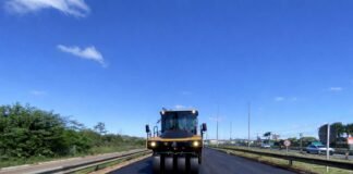 Goinfra conclui primeiro trecho de restauração da GO-060, no sentido Trindade/Goiânia – Portal Goiás