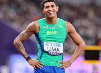 Erik Cardoso supera recorde nos 100 m, mas não tem marca homologada