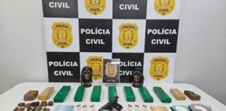PCDF prende casal por tráfico e apreende drogas e arma em Samambaia