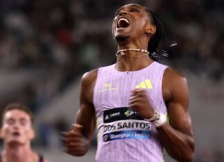 Alison dos Santos abre Diamond League vencendo recordista mundial