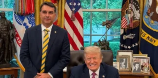 O que se falou na reunião de Flávio Bolsonaro com Trump na Casa Branca
