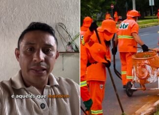 Sandro Bilks homenageia garis e coletores no DF