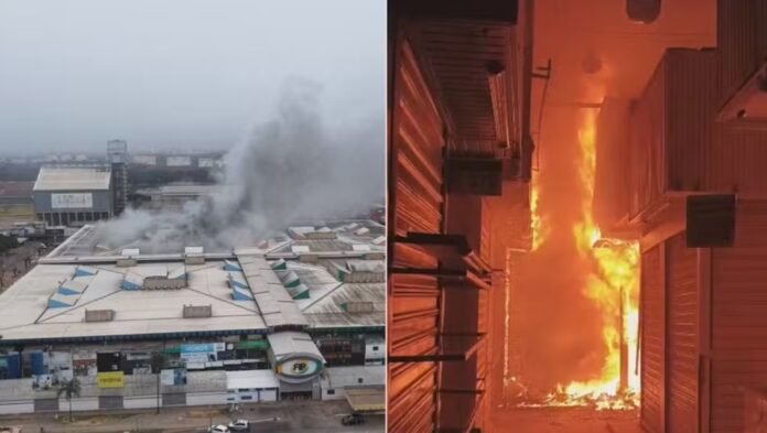 incendio feira dos importados brasília