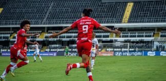 Inter aplica 3 a 0 no Santos fora de casa pelo Brasileirão Feminino