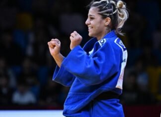 Sarah Souza é bronze em 1º dia do Grand Slam de judô no Cazaquistão