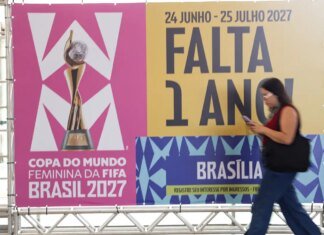Brasília inicia contagem regressiva de 1 ano da Copa do Mundo Feminina