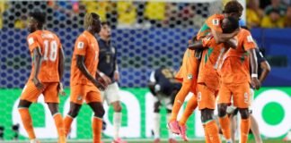 Equador para no travessão e Costa do Marfim vence no final, no Grupo E