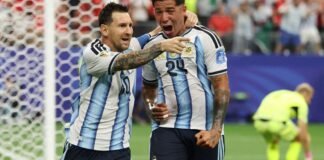 Messi se isola na artilharia das Copas e Argentina vai ao mata-mata