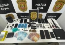 Polícia Civil prende integrantes de grupo familiar envolvido com o tráfico de drogas em Santa Maria