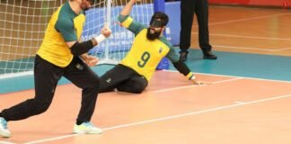 Seleção brasileira masculina vai à semifinal do Mundial de goalball