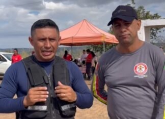 Sandro Bilks participa de treinamento de resgate no Morro da Capelinha