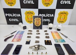PCDF prende três por tráfico e apreende arma de fogo no Itapoã