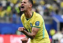 Bruno Guimarães vira “regista” do Brasil e pode igualar marca de Pelé