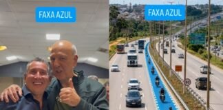 Gil Castro recebe o apoio de Arruda para a implementação da Faixa Azul para motociclistas no DF