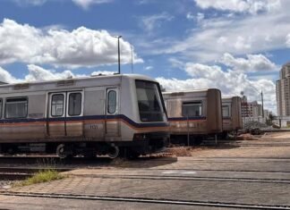 Metrô-DF opera com frota canibalizada e apenas 19 trens em circulação