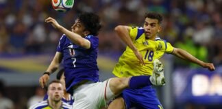 Japão empata com a Suécia e será adversário do Brasil na próxima fase