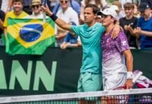 João Fonseca fica com o vice na chave de duplas do ATP 500 de Halle