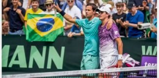 João Fonseca fica com o vice na chave de duplas do ATP 500 de Halle