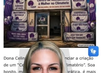 Enfermeira Lídia Peres ironiza anúncio de centro para mulheres no climatério anunciado por Celina Leão