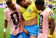 Lucas Paquetá tem lesão na coxa confirmada, sem previsão de retorno
