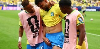 Lucas Paquetá tem lesão na coxa confirmada, sem previsão de retorno