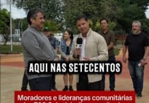 Em entrevista a Nelson Neto, Moradores das 700 na Asa Sul cobram conclusão de obras na Praça 21 de Abril