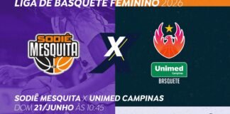 LBF: TV Brasil transmite Sodiê Mesquita x Unimed Campinas no domingo