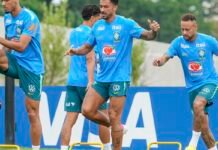 Brasil faz penúltimo treino e viaja para o Texas onde enfrenta Japão