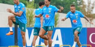 Brasil faz penúltimo treino e viaja para o Texas onde enfrenta Japão