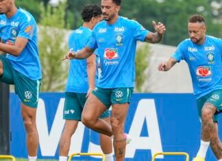 Brasil faz penúltimo treino e viaja para o Texas onde enfrenta Japão