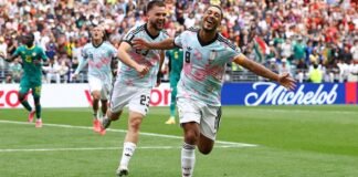 Bélgica vira contra o Senegal com pênalti no final da prorrogação