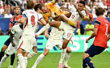 Inglaterra passa pela Noruega na prorrogação e está na semifinal