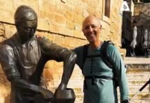 Arruda se emociona ao contar sua peregrinação no Caminho de Santiago Arruda no Caminho de Santiago de Compostela - Imagem Reprodução @arruda.df