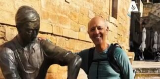Arruda se emociona ao contar sua peregrinação no Caminho de Santiago Arruda no Caminho de Santiago de Compostela - Imagem Reprodução @arruda.df
