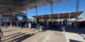 Vídeo – “Flopou”, evento de Celina na Santa Maria custa certa de R$ 200 mil e reúne poucos apoiadores