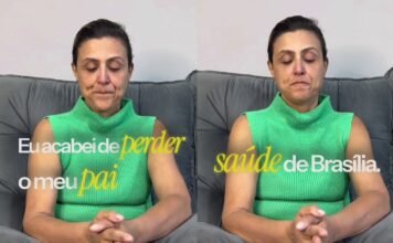O caos na saúde de Brasília atinge qualquer um: pré-candidata perde o pai aguardando cateterismo
