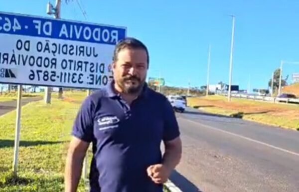 Rogério Ulysses defende construção de nova faixa exclusiva para ônibus na DF-463